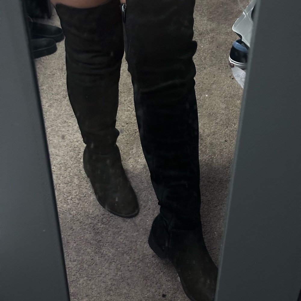 Women's Black Over-the-Knee Boots